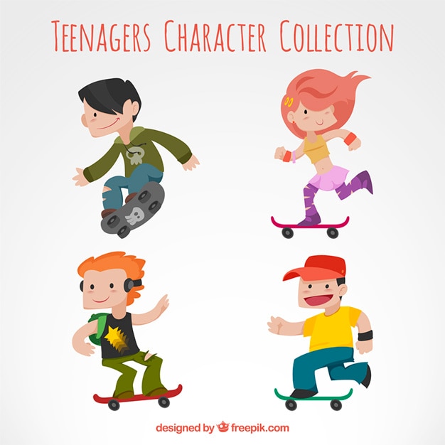 Teenagers character collection