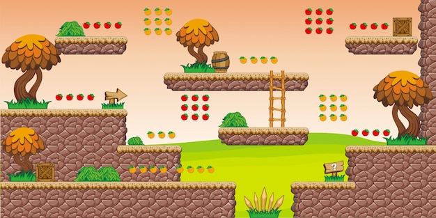 Tegelsetplatform voor het maken van een game-applicatie