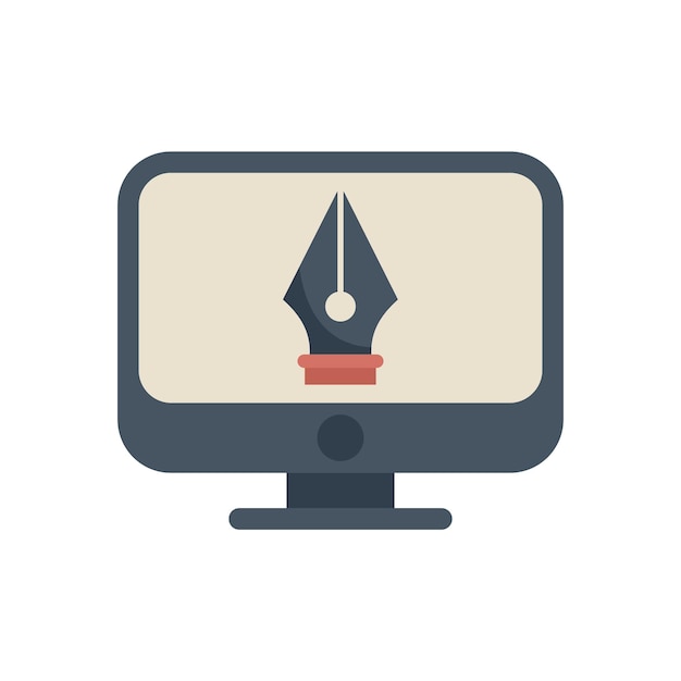 Teken herontwerp pictogram platte vector Web ui App inhoud geïsoleerd