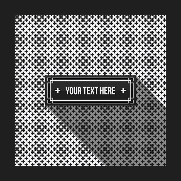 Tekst achtergrond met zwart-wit patroon. Handig voor bedrijfspresentaties, reclame en webdesign. Neutrale stijl