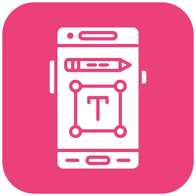 Tekst editor icoon vector afbeelding Kan worden gebruikt voor Mobile App Development