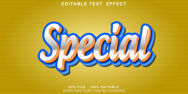 Vector tekst-effect-speciaal