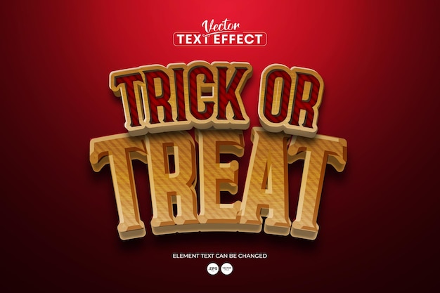 TEKST EFFECT TRUC OF TREAT