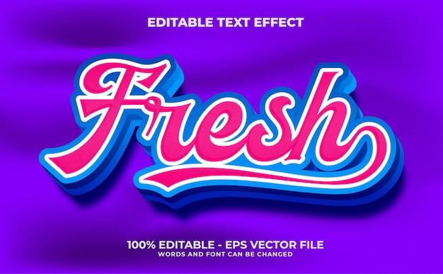 Teksteffect 3d welkom herfstconcept premium vector