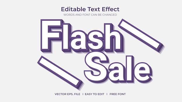 Teksteffect Flash-verkoop