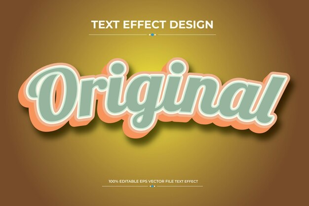 Teksteffect in 3D-stijl Bewerkbaar in Adobe Illustrator