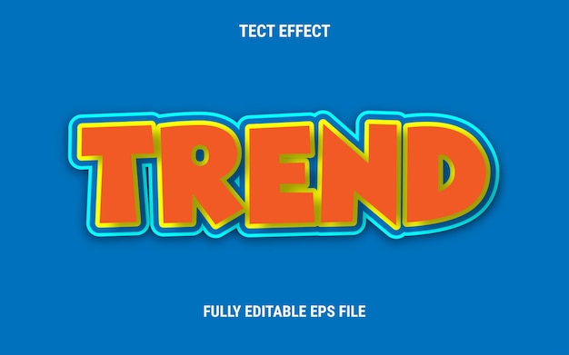 Teksteffect trend