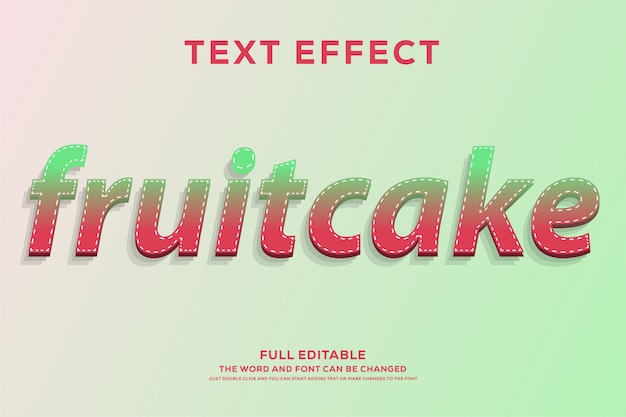 Vector teksteffect voor cool futuristisch effect