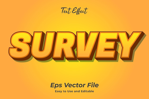 teksteffectonderzoek bewerkbare en gebruiksvriendelijke premium vector