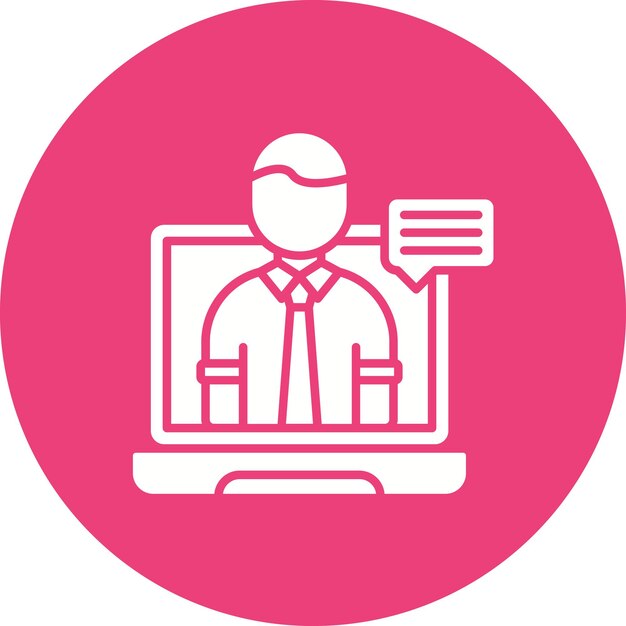 Teleconference icon vector image Can be used for Business People