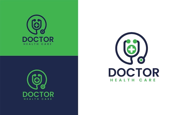 Telefoon arts of Dr logo Logo sjabloon