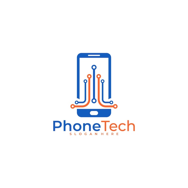 Vector telefoon logo vector ontwerpsjabloon