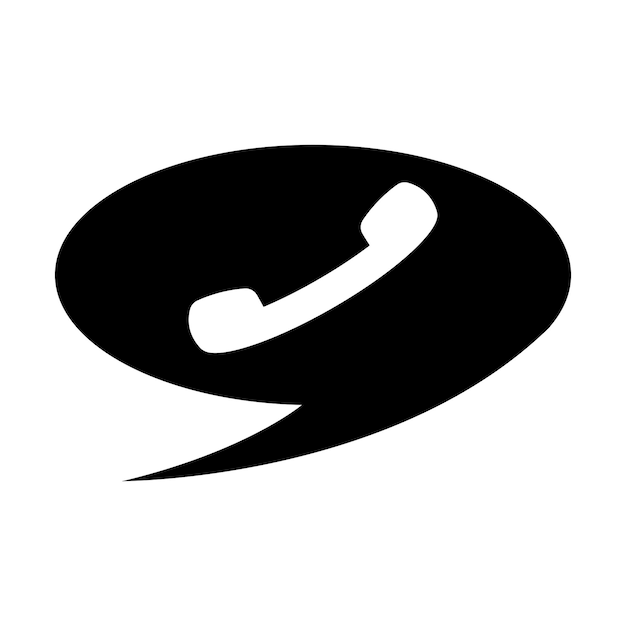 Telefoon logo vector