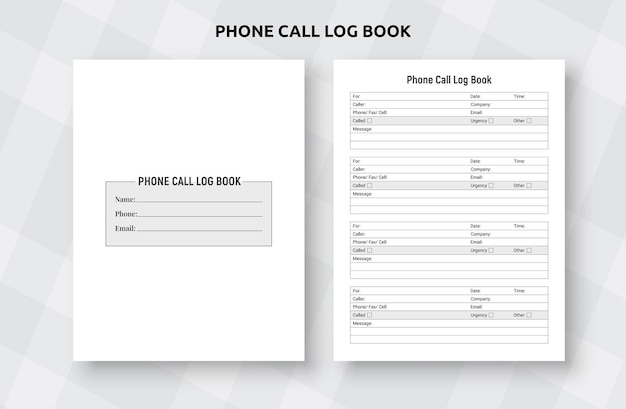 Telefoongesprek logboek kdp interieur