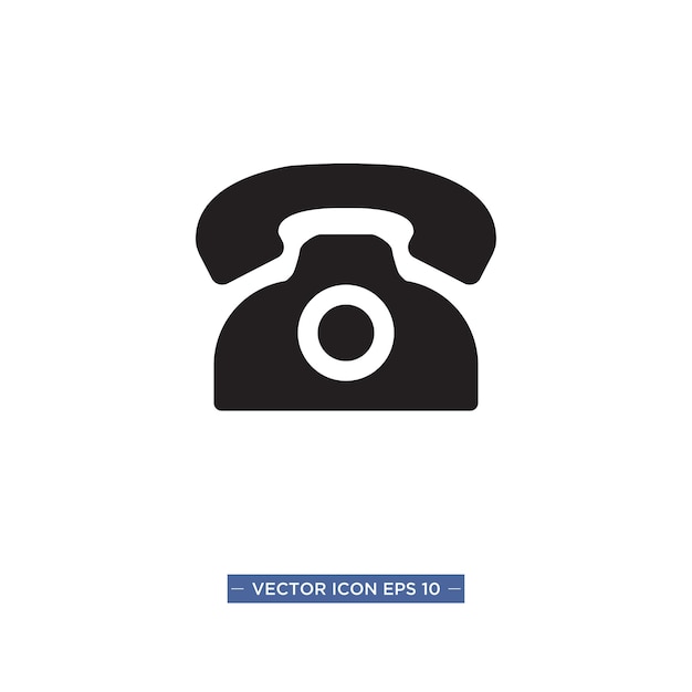 Telefoonpictogram Oproeppictogram vector telefoonsymbool