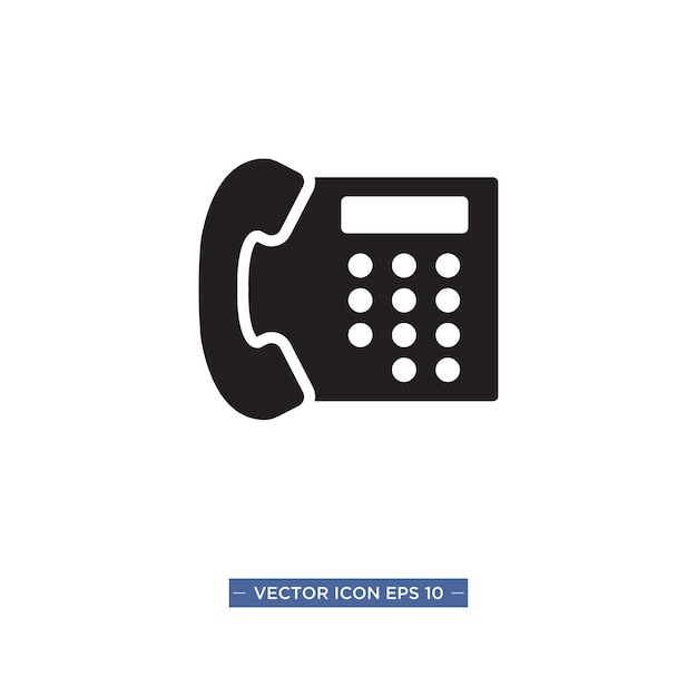 Telefoonpictogram Oproeppictogram vector telefoonsymbool