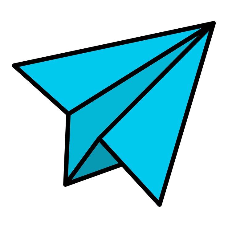 Vector telegram icon