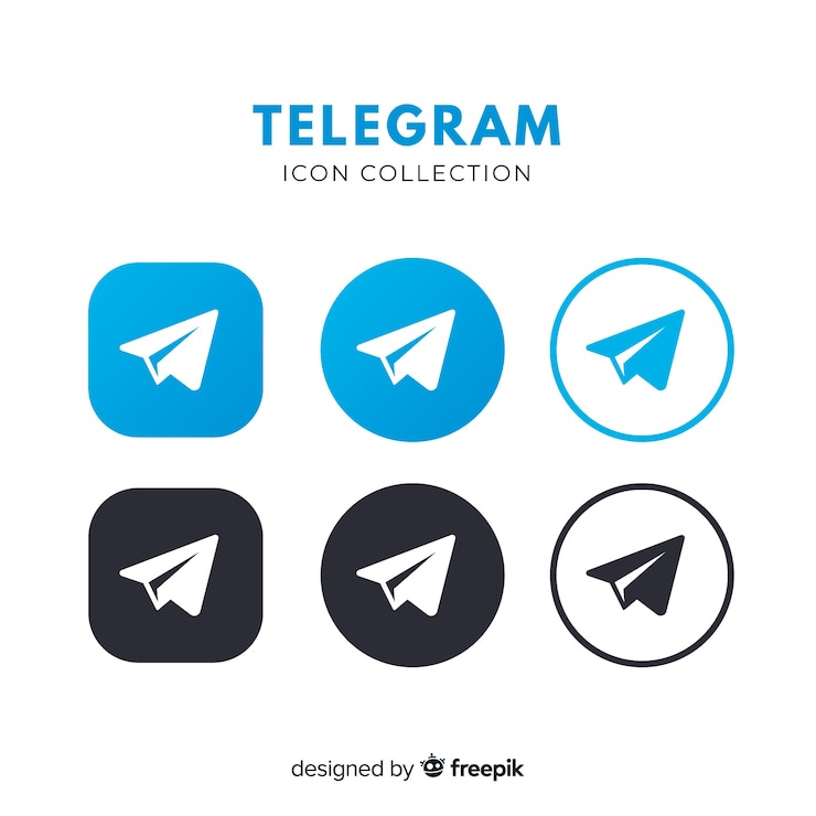 Vector telegram icon
