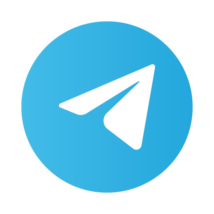 Vector telegram logo icon set messaging app brand symbols vector