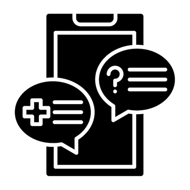 Vector telemedicine icon