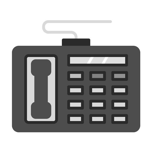 Vettore immagine vettoriale dell'icona del telefono può essere utilizzata per dispositivi elettronici