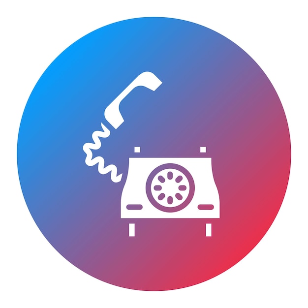 Telephone Service icon vector image Can be used for Coworking Space