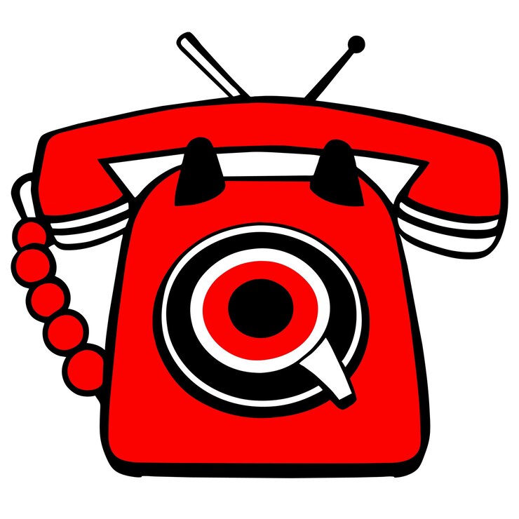 Vector telephone vector illustration