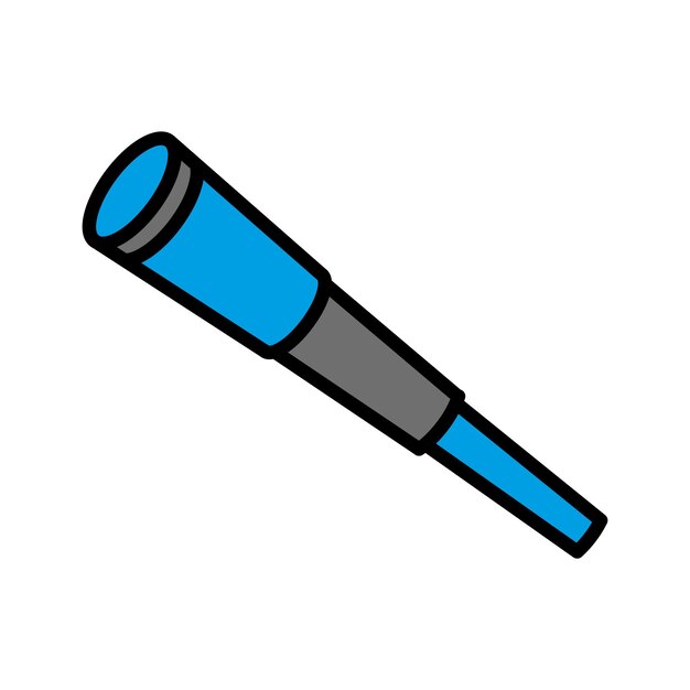 Telescope icon vector on trendy design