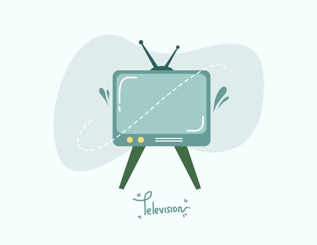 Televisie dag illustratie vector ontwerp voor wereld televisie dag evenement