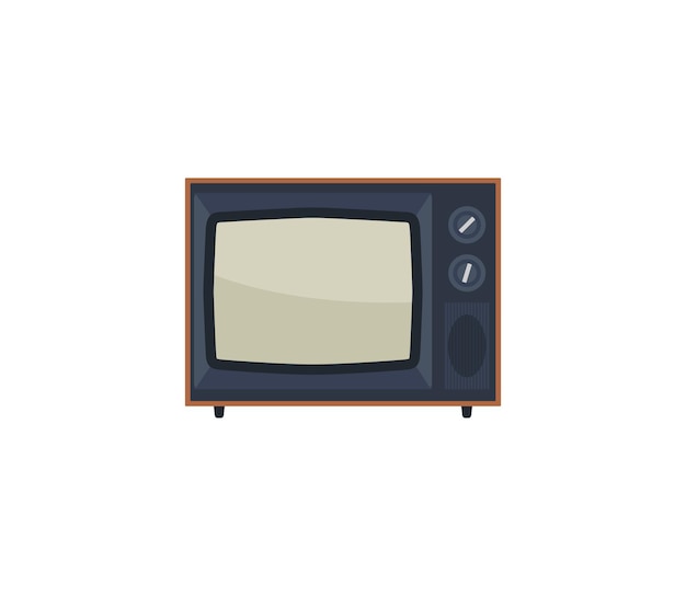 Televisie vector geïsoleerde pictogram. Emoji-illustratie. TV vector emoticon