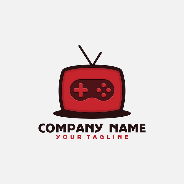 television game logo template