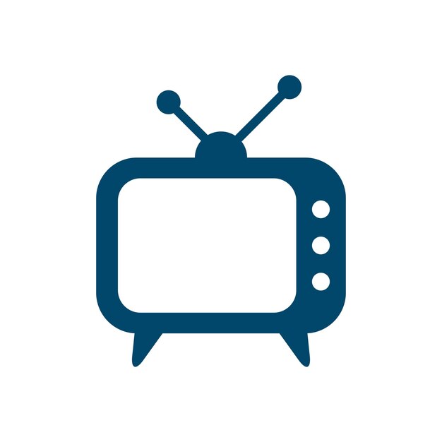 Television Icon Vector Design Template