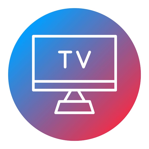 Vector television icon vector image can be used for generation gap