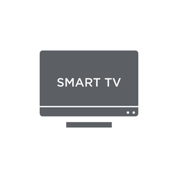 Television Screen Icon Vector Template