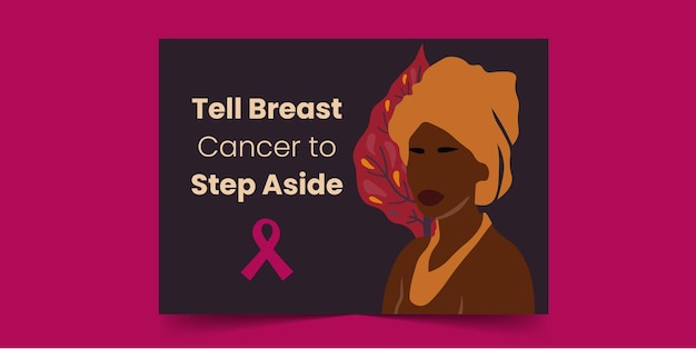 Tell Breast Cancer to Step Aside - Breast Cancer Card for African Women