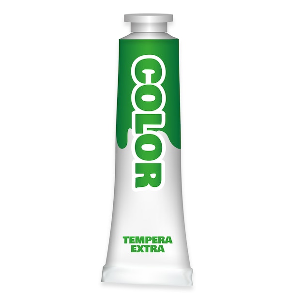 Vector tempera green