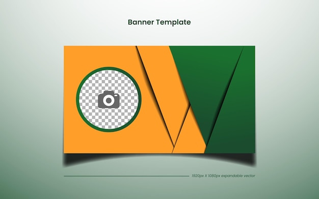 Vector template background for welcome banner or website