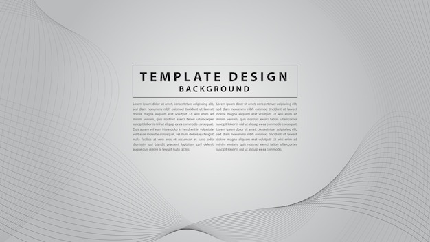 Template Background white with lines elegant design