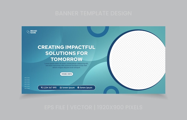 template banner business design for website and social media for promotion