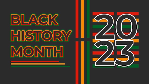 Template Black History Month Banner