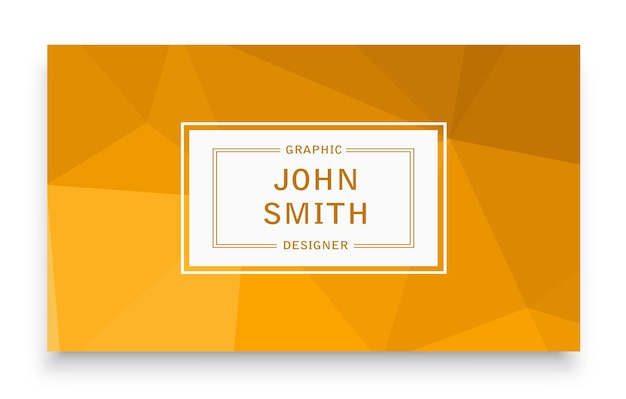 Template business card