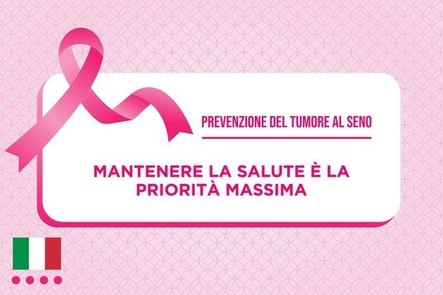 Premium Vector | Template campaign against breast cancer