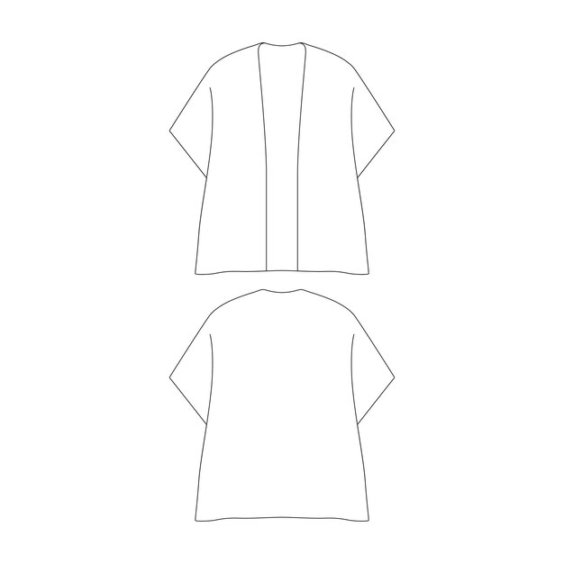 模板 矢量 插图 平面 设计 轮 服装 收藏