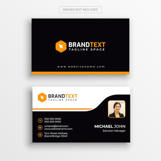 Template company business card