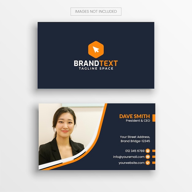 Template Company Business Card