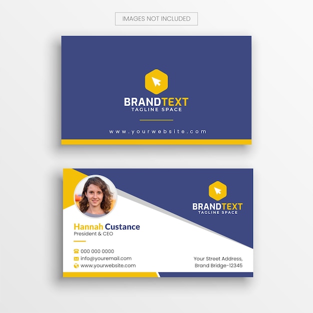 Template company business card