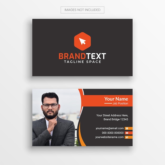 Template company business card