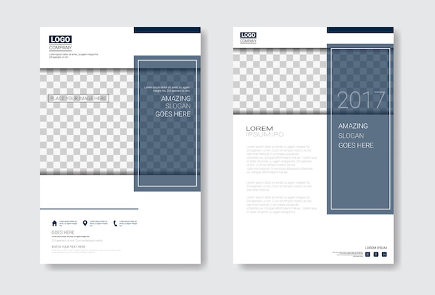 Template Design Brochure Set