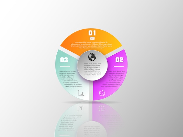 Modello per diagramma, grafico, presentazione e grafico.