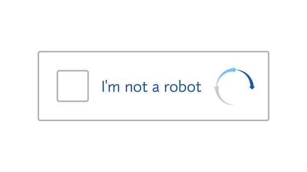 Template for entering captcha I'm not a robot